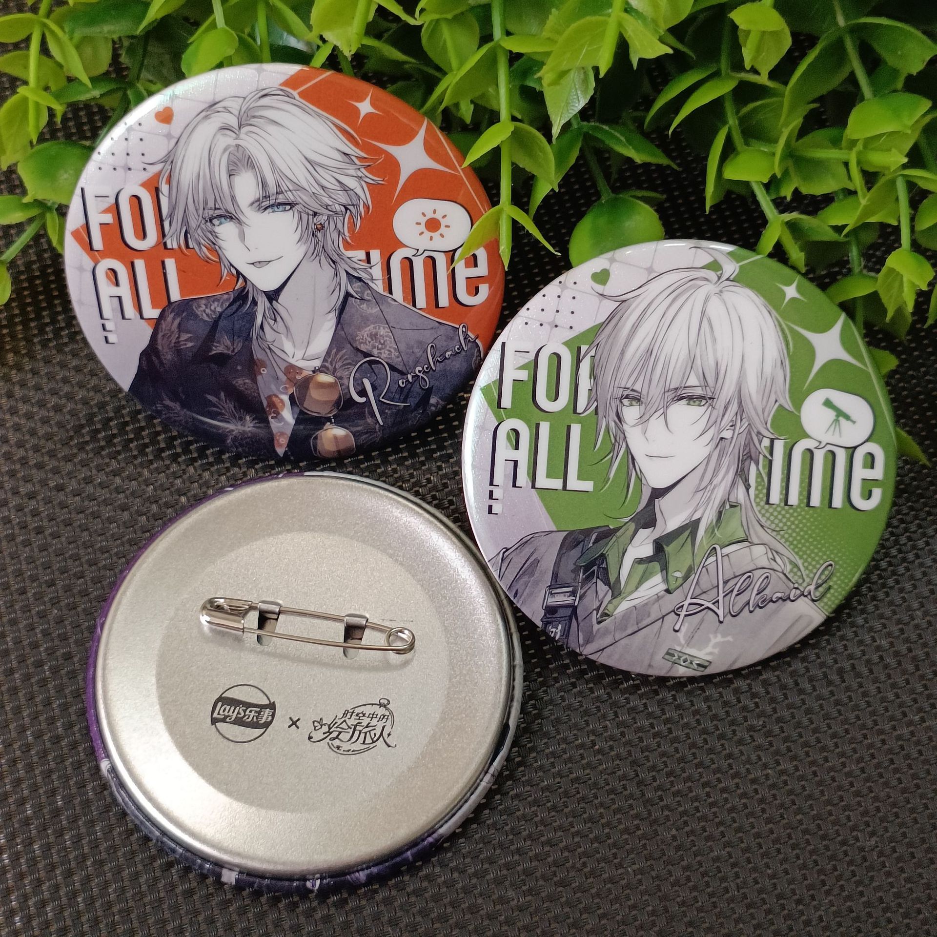 马口铁吧唧动漫双闪胸章闪底二次元胸章定制明星周边胸章定制