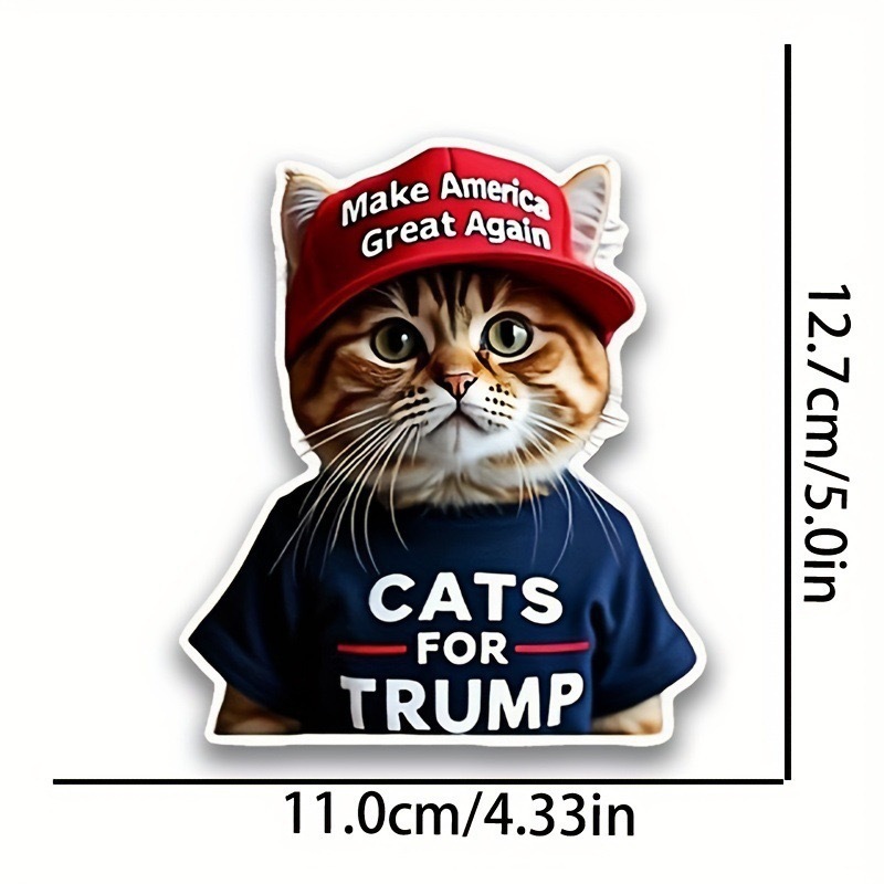 国境を越えたかわいい猫の装飾ステッカー車のコンピュータ冷蔵庫子供部屋スーツケース漫画装飾猫ステッカー|undefined