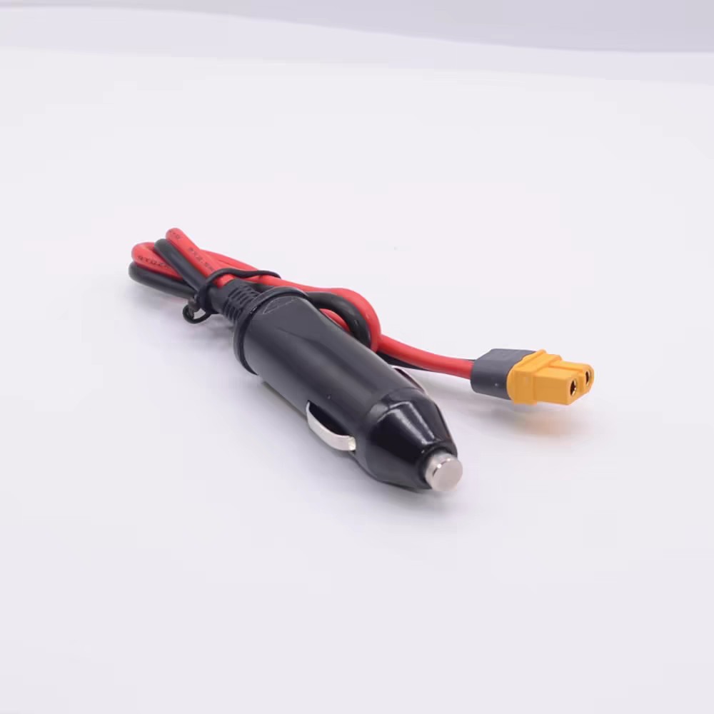 Factory direct XT60 male and female cigarette lighter female connection inorganic model aircraft battery xt60 power supply line