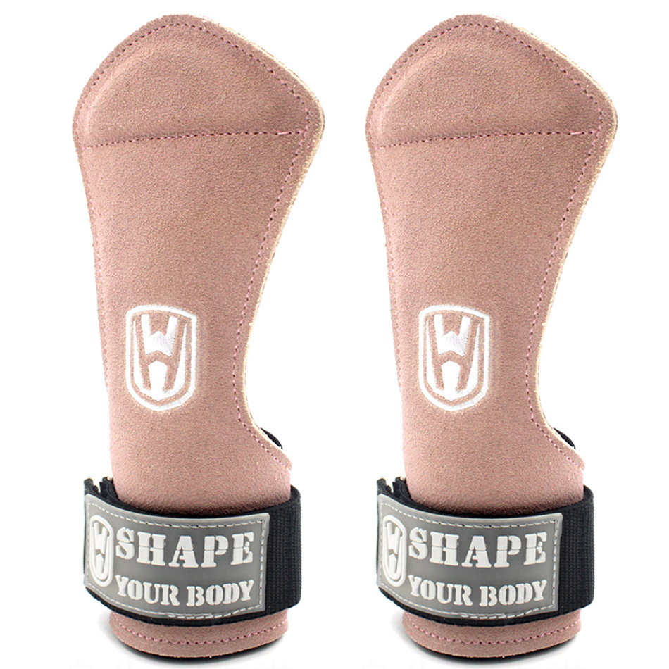 Tirón duro de cuero de vaca cinturón de refuerzo Guardia de Palma muñeca hombres y mujeres cinturón de agarre guantes de fitness barra horizontal pull-up protector de mano