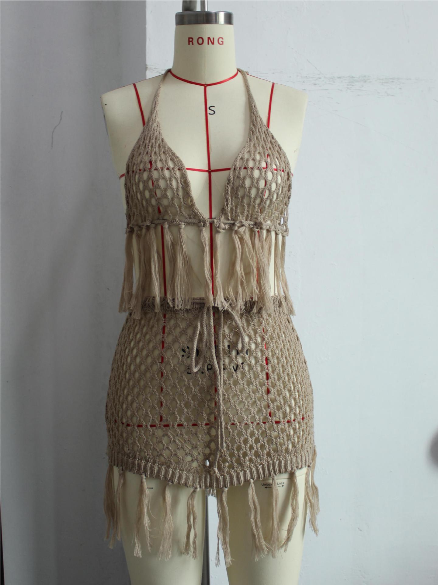 Solid Color Pattern Women's Gender Women's Solid Color Simple Style Cover Ups