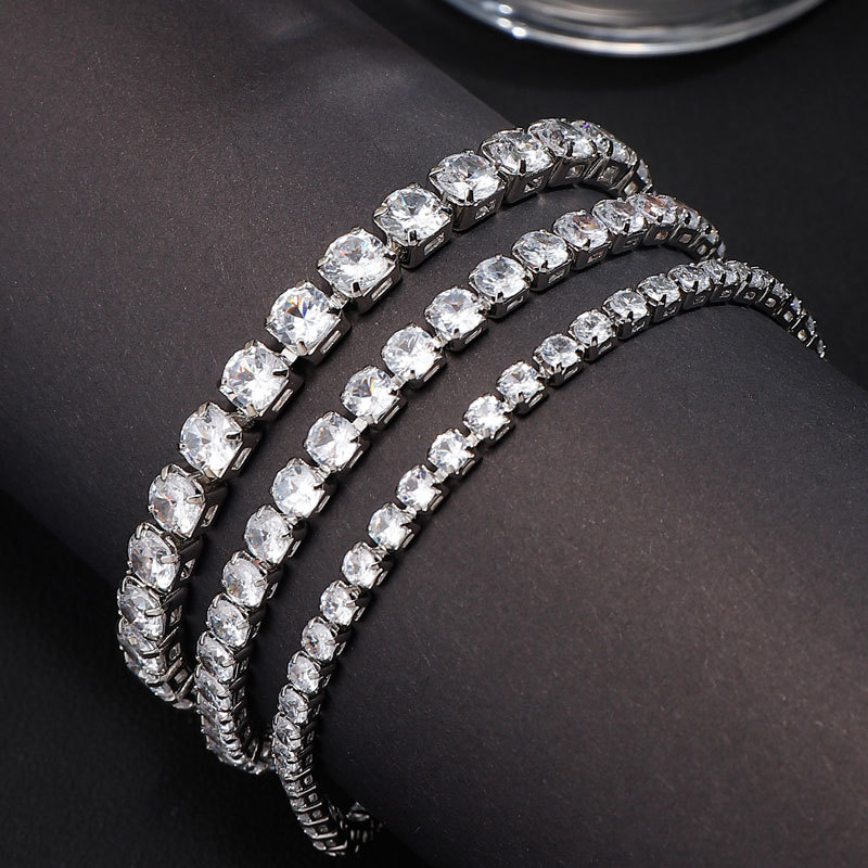 Cross-border Explosions Zircon Bracelet Women's Cold Style High-end Sense Bracelet for Girls Ins Devil's Eye Hand Jewelry