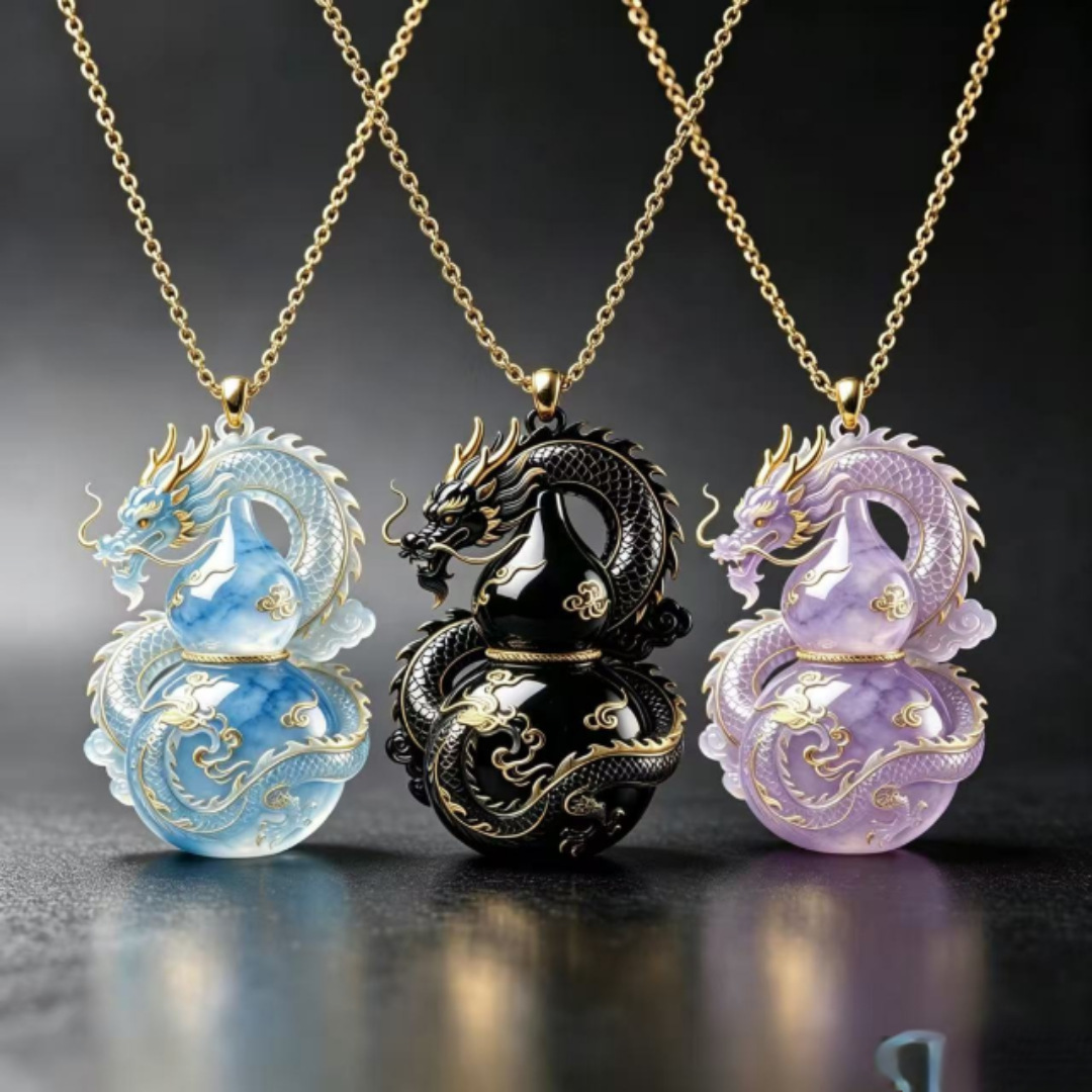 Various Chinese-style enamel pendants, dragon, gourd, guan gung, phoenix pendants, trendy live-streaming jewelry, in-stock wholesale from manufacturer