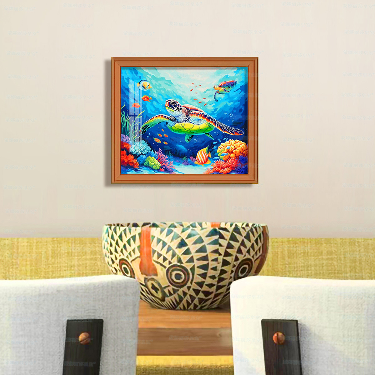 Mona Lisa real bordado de cruz tortuga de color hermoso sueño mar sala de estar decoración de puerta de entrada bordado de hilo a mano image 6
