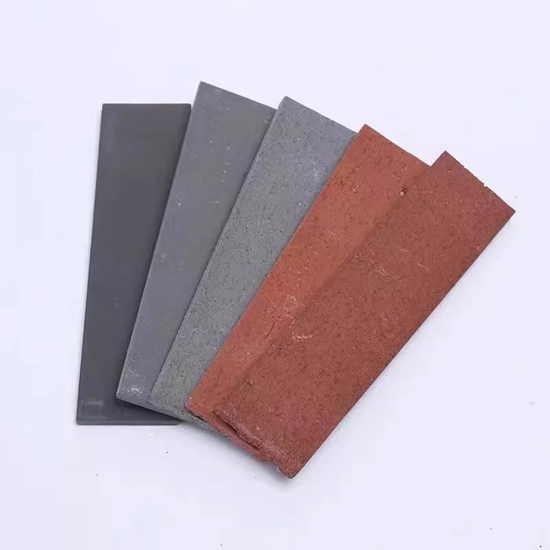 浙江湖州古外墙砖陶土劈开砖别墅拉毛砖别墅砖复古小条砖青红砖条