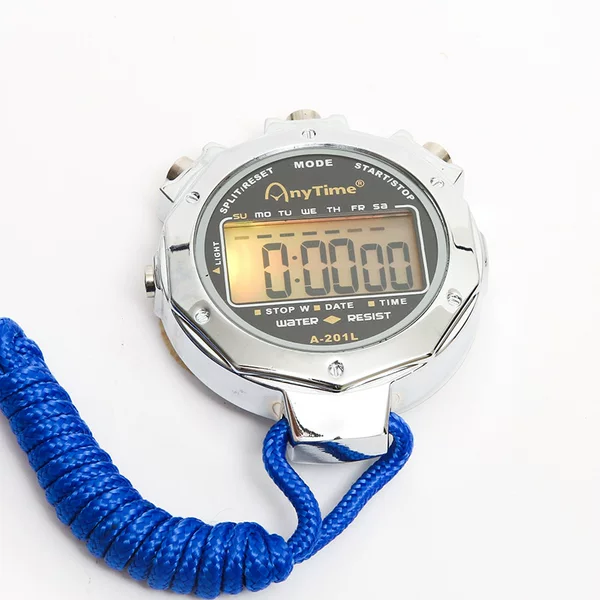 A-201L Multifunctional Sports Timer Sports Waterproof Chronograph Stopwatch Fitness Swimming Referee Timer