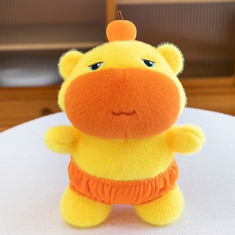 かわいいカピバラのぬいぐるみ、ルルの表情パック、ぬいぐるみ人形、かわいい子供用抱き枕、ギフト卸売|undefined