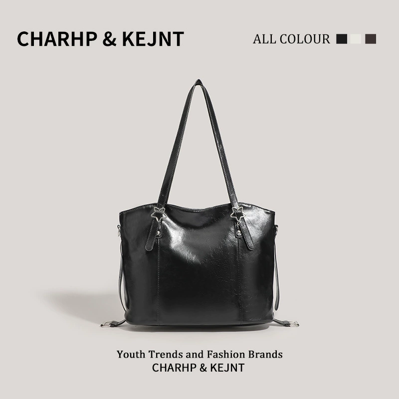 Demi-season Demi-season extra large capacious shoulder bag one shoulder