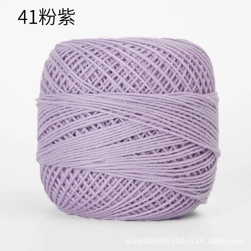 Шёлковая crochet нить шарики, 3 размера, разноцветная пряжа для вязания сумок и крючком