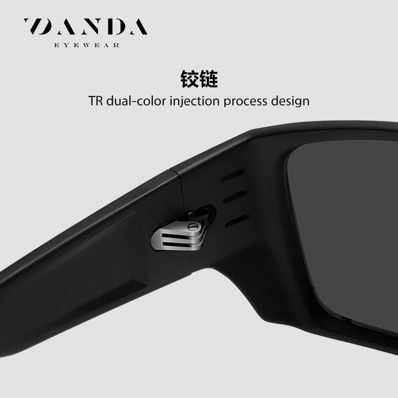 Nuevas gafas de sol polarizadas S16103 Gafas de sol de protección UV para exteriores de moda Gafas de sol de montura grande para hombres
