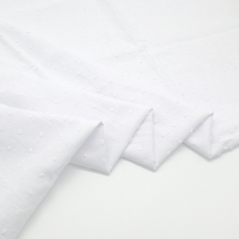 民族风田园圆点提花纯棉布料宝宝专用睡衣连衣裙diy服装纯棉布料