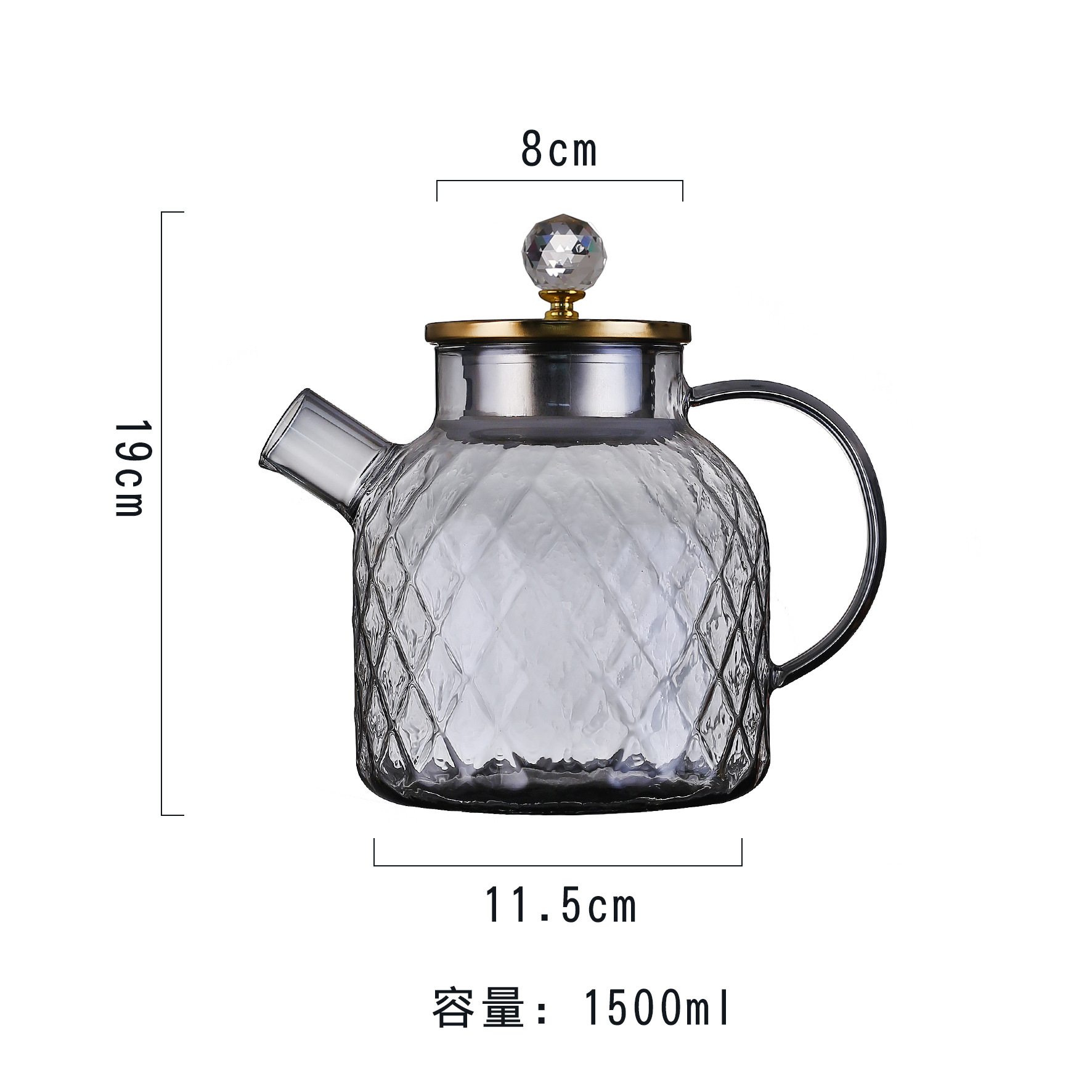 Nueva olla Lanling, hervidor de agua frío para el hogar, tetera resistente a altas temperaturas, estufa de cerámica eléctrica, hervidor de agua hervida frío de gran capacidad