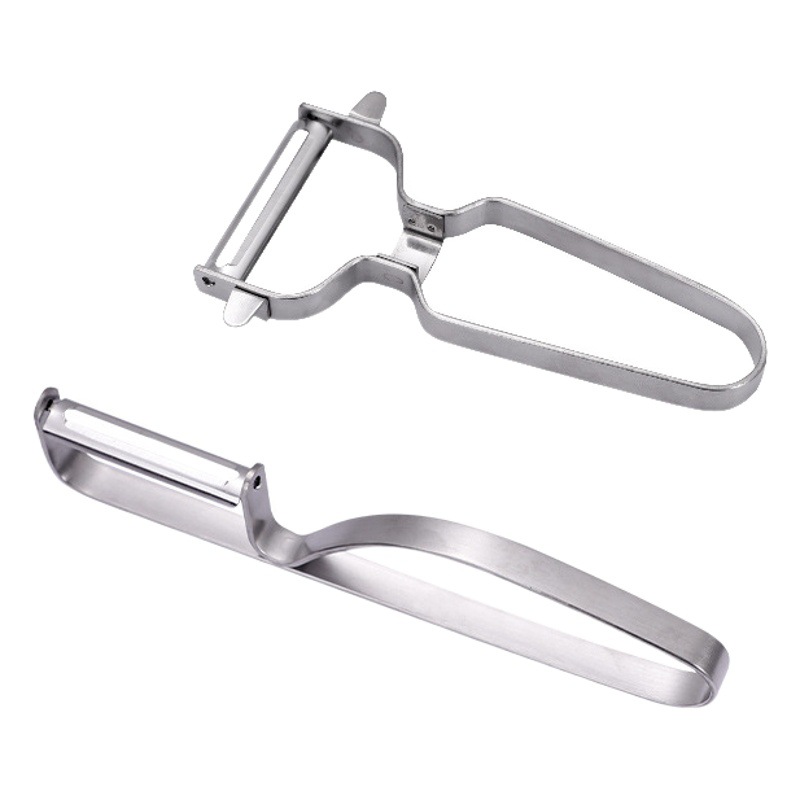 Household Stainless Steel Peeler Kitchen Gadget Fruit Potato Peeling Tool Grater Multifunctional Peeler