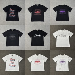 トレンドブランド アメリカンシリーズ Tシャツ 半袖 レターロゴプリント ファッション半袖 トレンドTシャツ