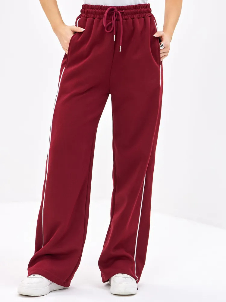Women's Spring Autumn Sports Leisure Suit Loose Striped Sweatshirt Cardigan Trousers Fashion Pant Set Polyester Full Length_ecoleips.com
