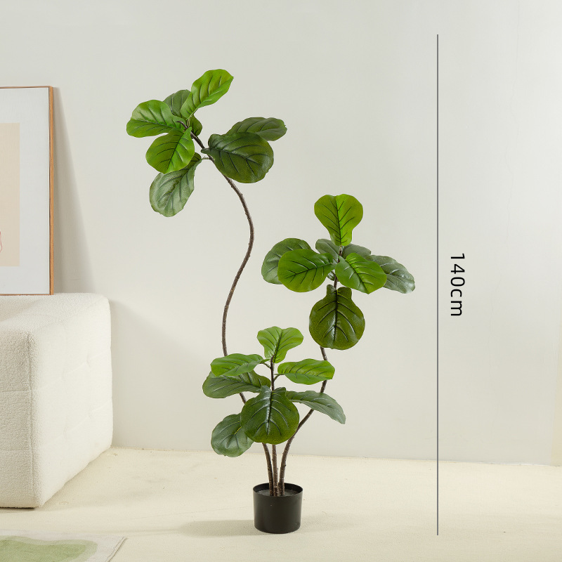 Simulación de plantas verdes, sensación de alta calidad, piano, banyan, plantas de interior grandes, adorno en maceta, sala de estar, decoración biónica, bonsái