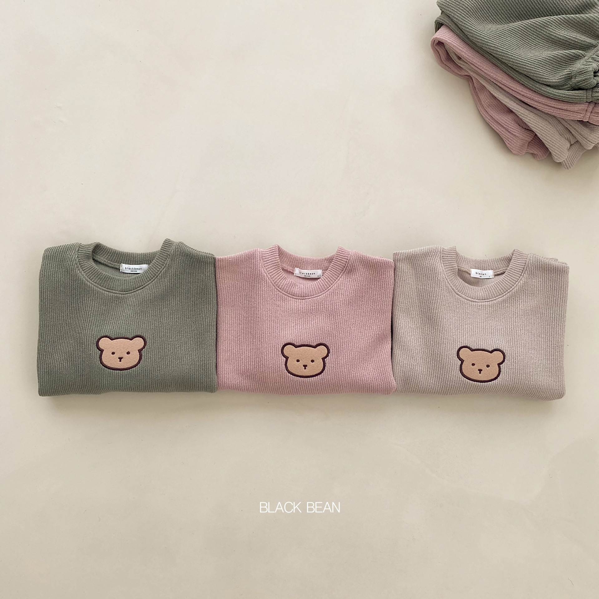 Kids Hoodies Long Sleeve Cute Animal Cartoon Solid Color display picture 5