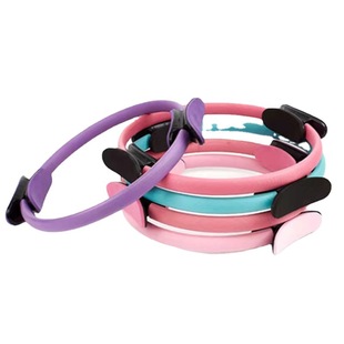 Pilates ring yoga fitness thigh beauty magic ring Crescent handle slimming ring multi-function leg clamp