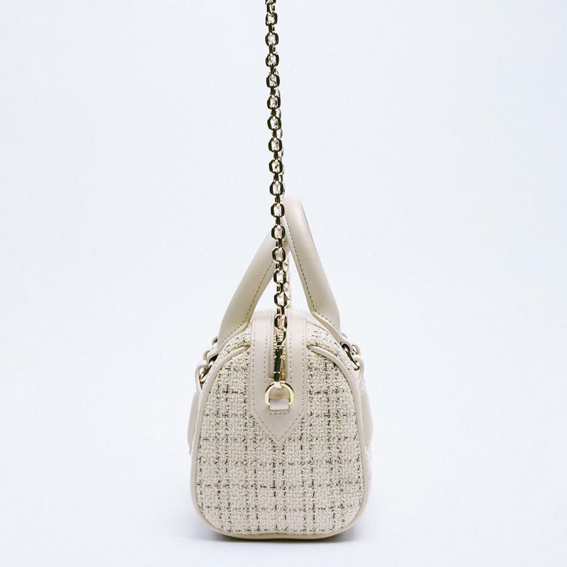 Neue Damentasche 2023 Herbst und Winter Allgleiches tragbare Boston-Kissentasche One-Shoulder-Messenger-Ketten-Minitasche_voghion.com