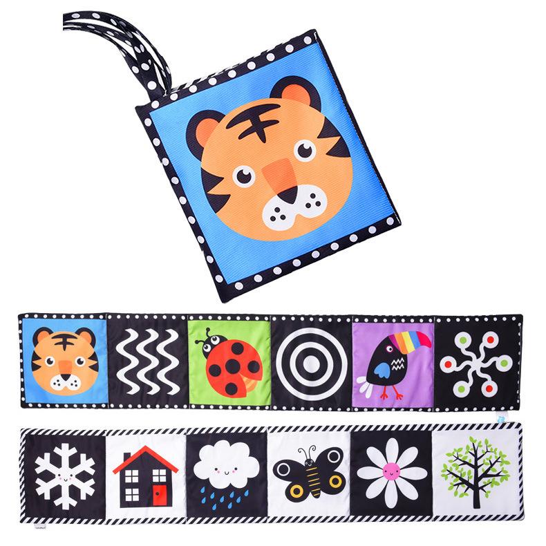 Cama negra y blanca con tigre (sin BB)