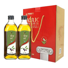阿格利司（AGRIC）純正橄欖油1L*2 禮盒裝 希臘原裝進口 食用油