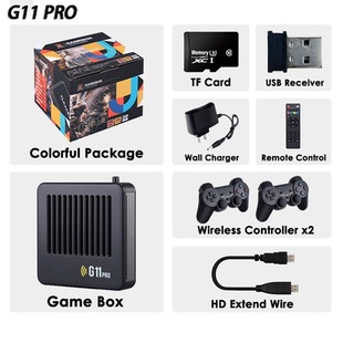 New Product G11Pro Dual System Game Console Tv Set-Top Box Game Console Two-Person Wireless Handle Home Game Console