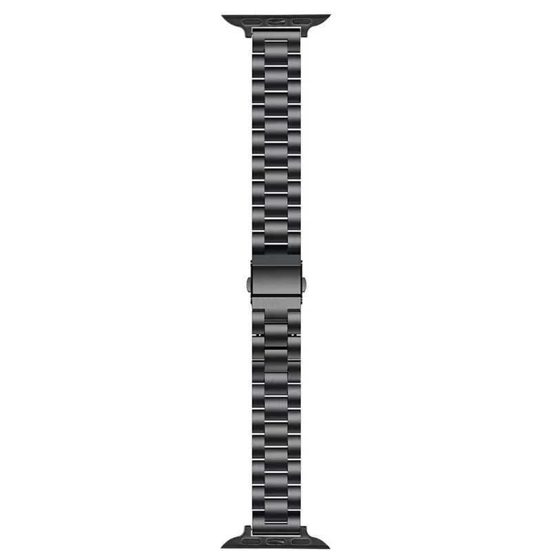 Подходит для Apple Applewatch тонкий три-шарик маленький пояс твердый нержавеющая сталь iwatch умные часы ремешок стальной