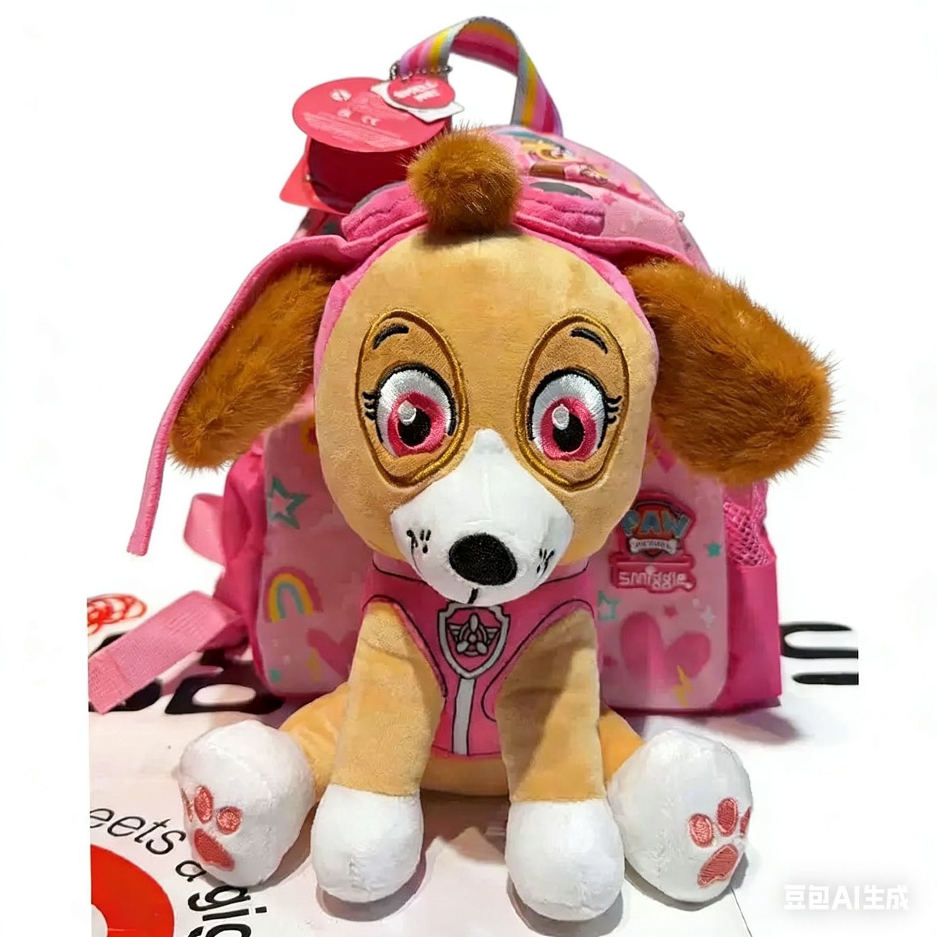 Australia miggle caricatura muñeca de peluche jardín de infantes pequeña clase mochila pequeña mochila gran capacidad