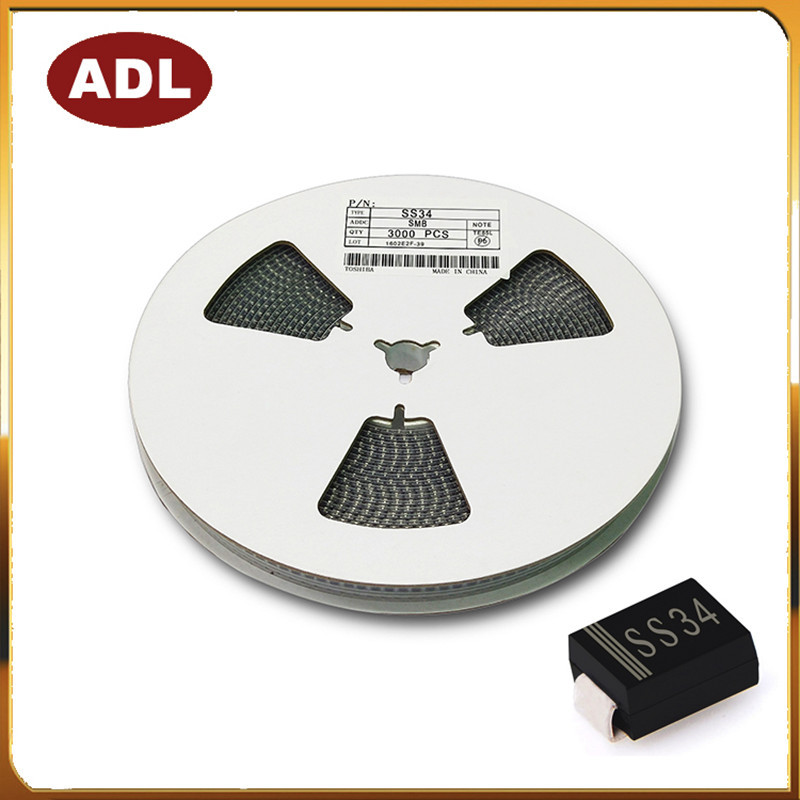 奥德利 贴片SS34 肖特基二极管 SMB 封装 3A40V SR340 厂家生产