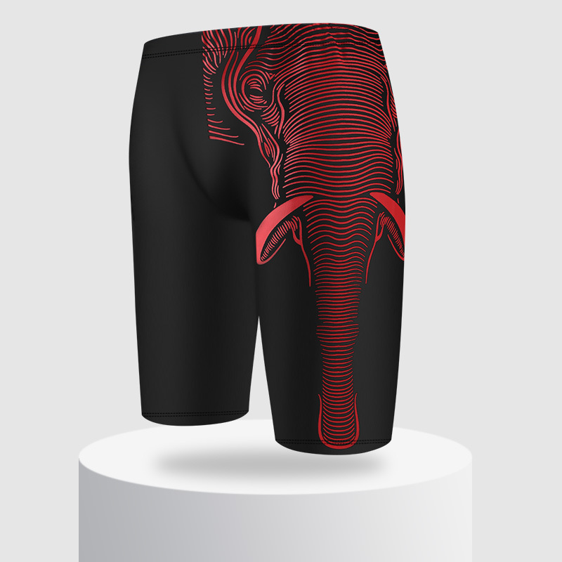 Bañador de hombre nueva moda Pantalones cortos de secado rápido cómodo más tamaño suelto más tamaño boxeadores anti-vergüenza