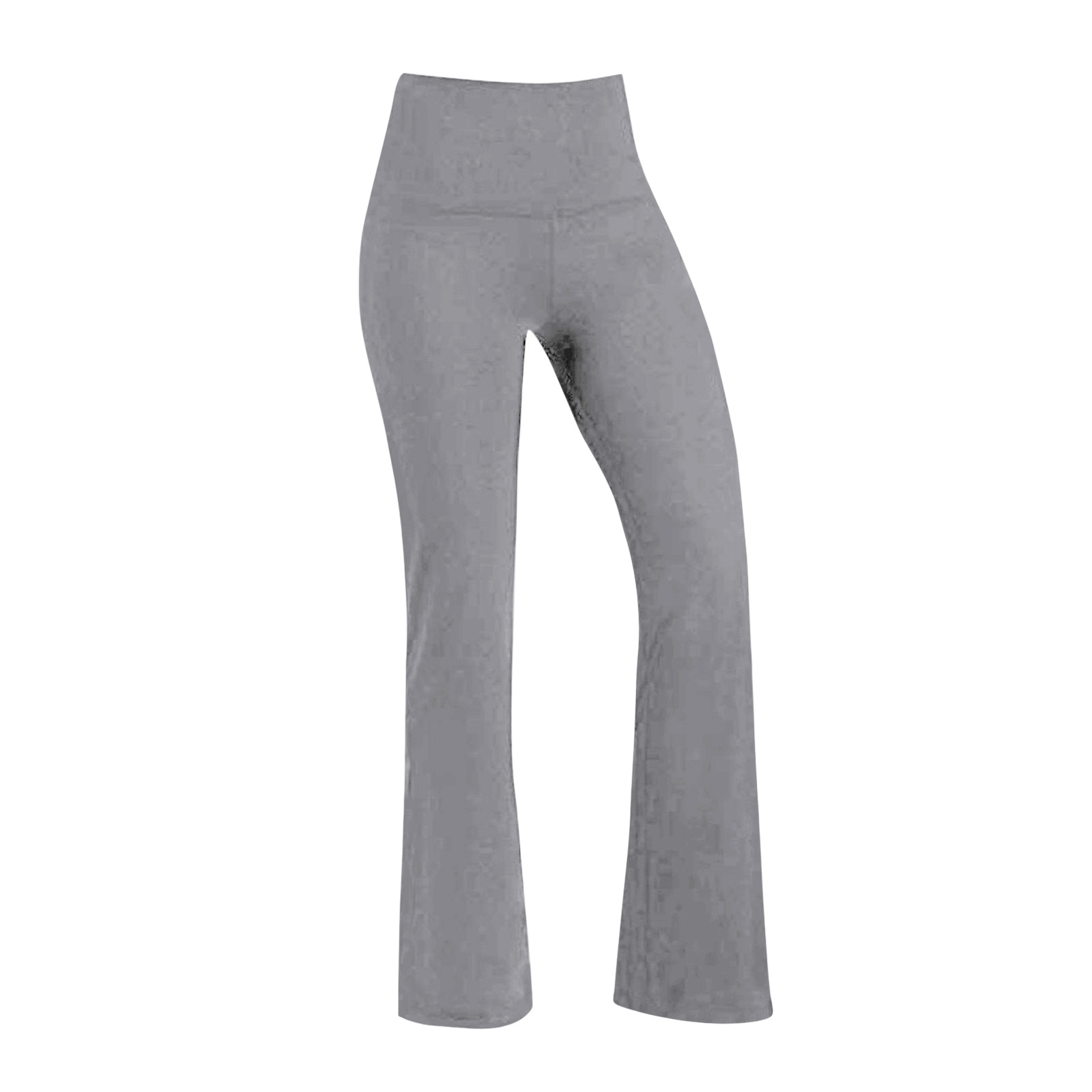 Women's Clothing fashionable slimming new high waisted high elastic solid color large leg pants casual yoga pants _voghion.com