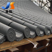 铝镁锰屋面瓦 720仿古筒瓦寺庙景区屋顶建材铝镁锰筒瓦