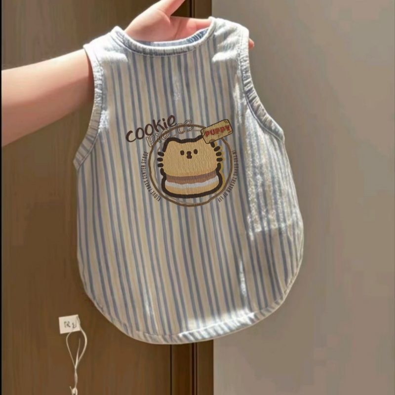 Cat Summer Thin Ice Silk Vest Anti-Shedding Kitten Clothes Breathable, Cool and Cute Kitten Pet Cat Clothing