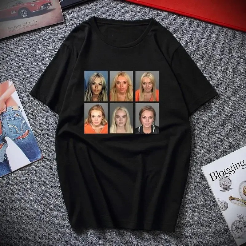 Ladies' Graffiti T-Shirt Streetwear Vintage Grunge Celebrity Portrait Print Fashion T-Shirt Graphic T-Shirt Summer