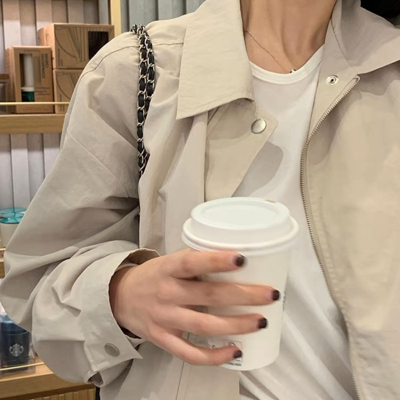 小个子风衣薄外套女春秋季新款韩版显瘦夹克工装外穿休闲女士外衣|undefined