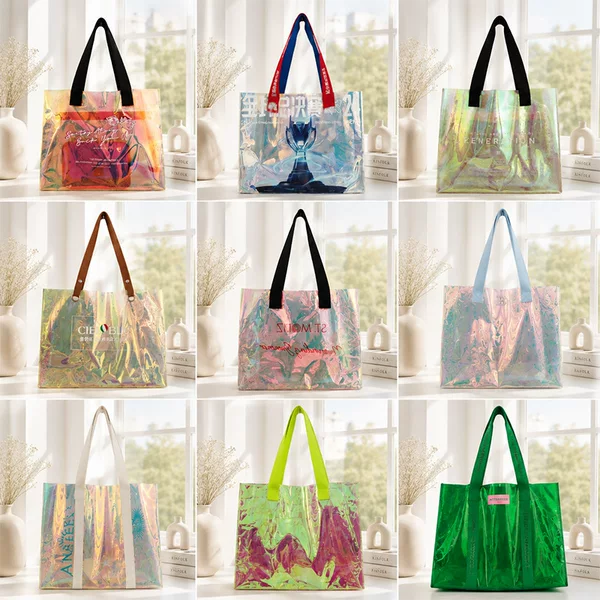 Manufacturer's Large-Capacity Pvc Tote Bag, Outdoor Sports Waterproof Storage Bag, Large Dry and Wet Separation Bag, Customizable with Your Own Design