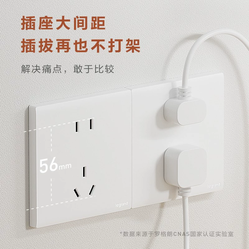 Rog Loglans switch socket Jianyue series ceramic leucorrhea switch 5 -hole air conditioner insert USB five -hole fast charging panel