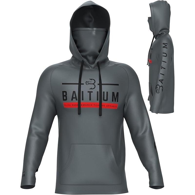 Men's Quick-Drying Anti-Uv Hooded Fishing Sweatshirt Summer Thin Breathable Outdoor Sportswear