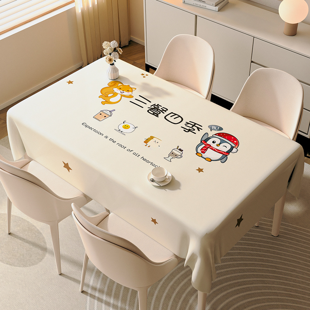 Toal de mesa sin lavado a prueba de agua a prueba de aceite a prueba de quemaduras rectangular 2025 nuevo toal de mesa de comedor de PVC de alta calidad toal de mesa de té