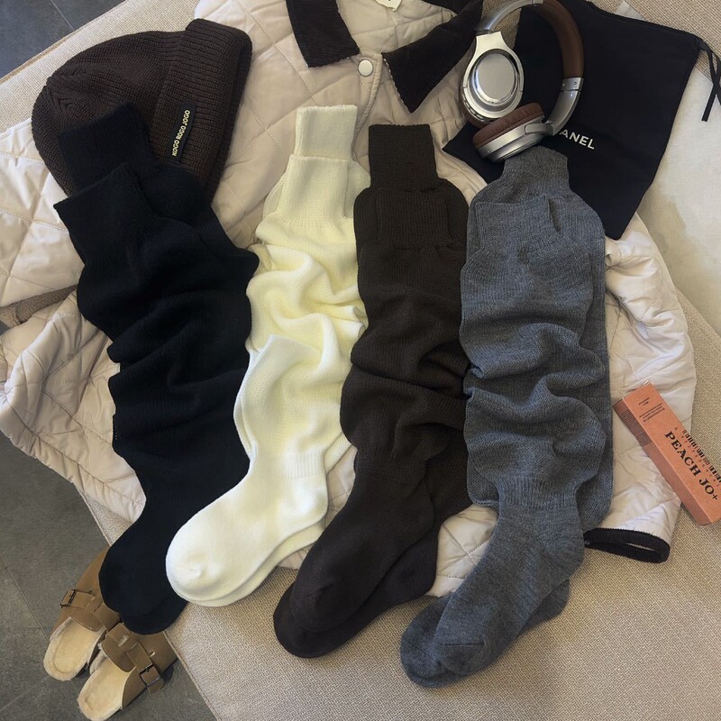 New Elephant Socks Bubble Socks Slimming Women's Socks Japanese Jk Slouch Socks Soft and Cozy Over-The-Knee Socks Warm and Extended