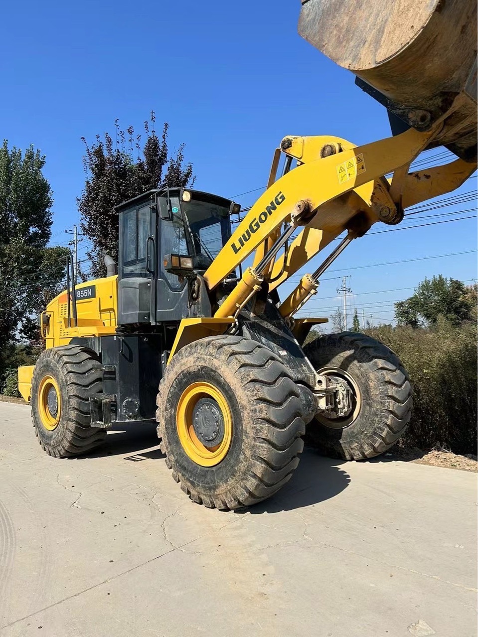 China se especializa en la exportación de segunda mano Liu Gong 856N cargador 833 855 936 966 tres países cuatro carretillas elevadoras