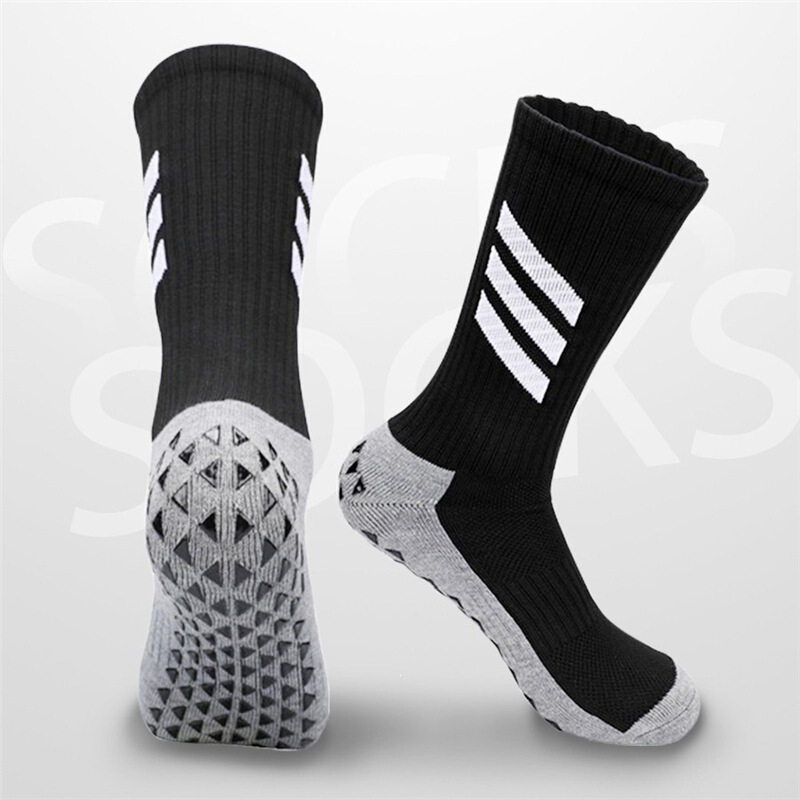 Cross-border football socks for men and women, anti-slip sports cycling socks, long socks, training floor socks