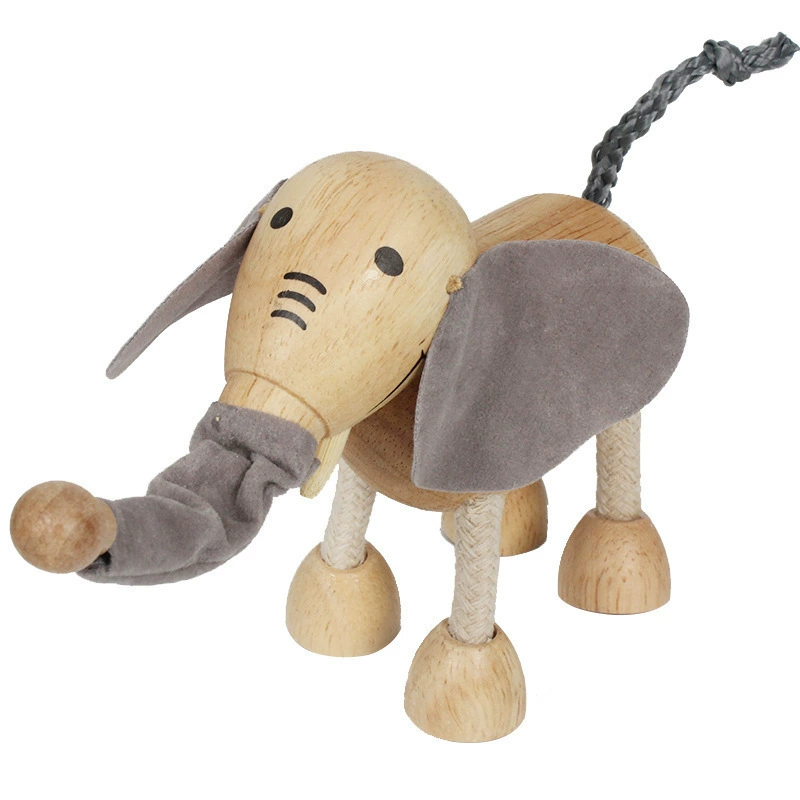 Wooden realistic constructor, farm, doll, early education