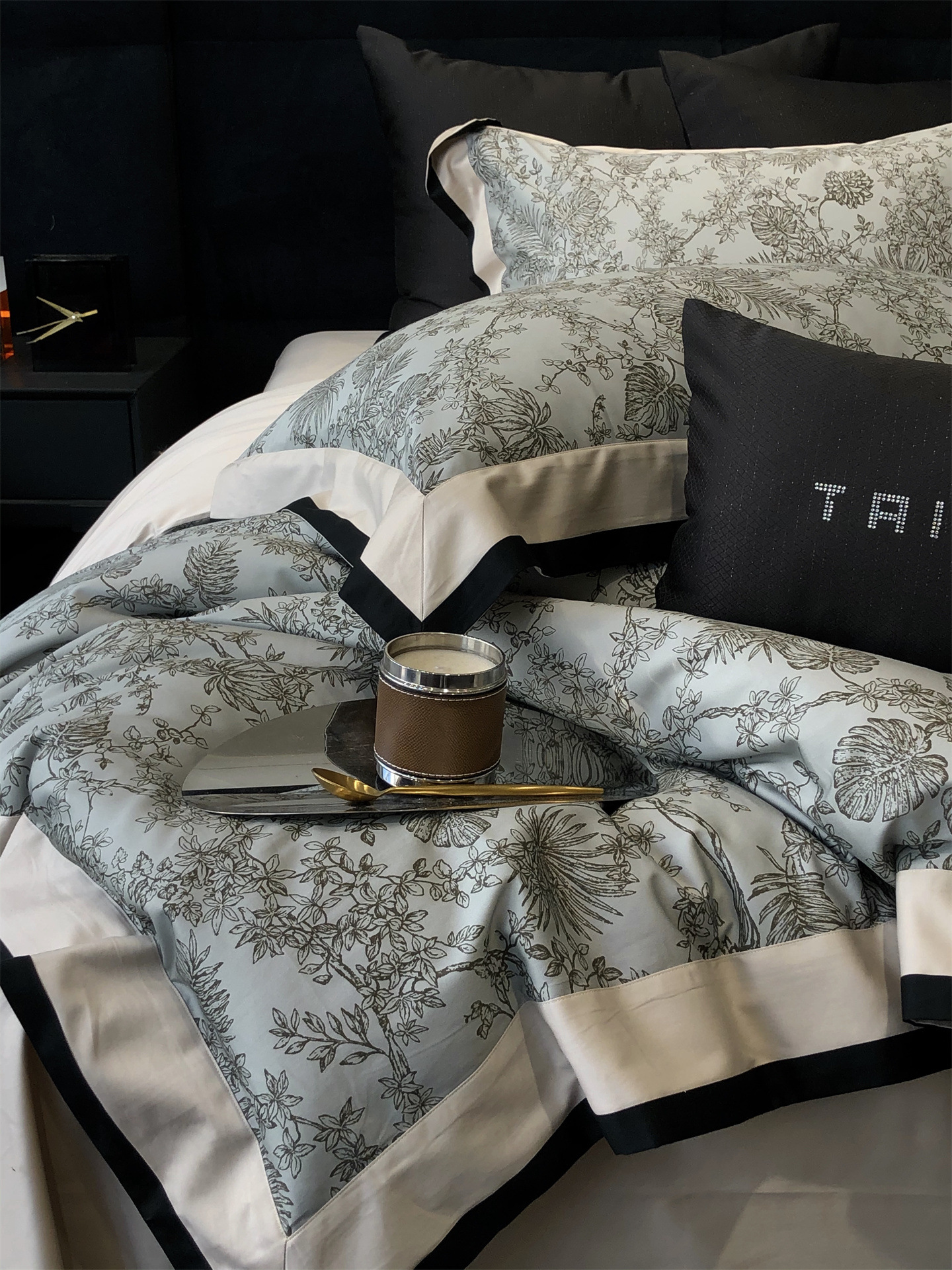 Completo letto matrimoniale vintage stile francese in cotone_voghion.com