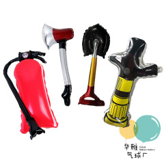 スポット供給消防器材道具消火器インフレータブルタンク風船玩具斧インフレータブルバット装飾可能