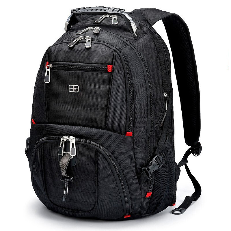 Swiss Army Knife Backpack Men's High School Student Backpack Oxford Cloth Business Travel Backpack Travel Bag Computer Bag