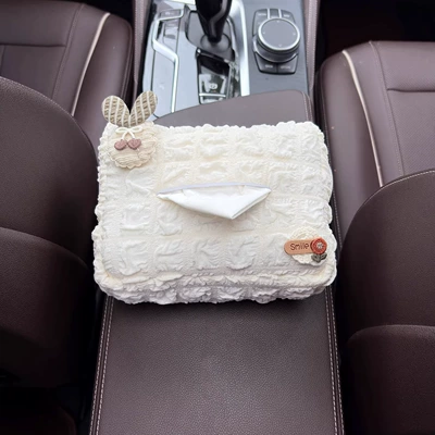 Car tissue box/set: Small Fresh Car Interior Armrest