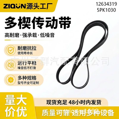 12634319 5Pk1030 Source Factory Customized Automotive Tensioner Pulley Multi-Ribbed Belt Suitable for Buick Chevrolet (Belt)