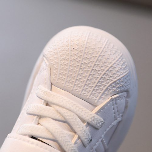  Spring and Autumn New Children's Shoes, Boys' Baby Shoes, Infant and Toddler Shell Toe Shoes, Girls' White Shoes Wholesale