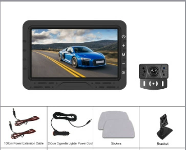 4.3 Digital Wireless Display Truck Caravan Monitoring, Vehicle-Mounted Display Security Monitoring Cycling Display (Car display) - 43-digital-wireless-short-plate-number-43inch
